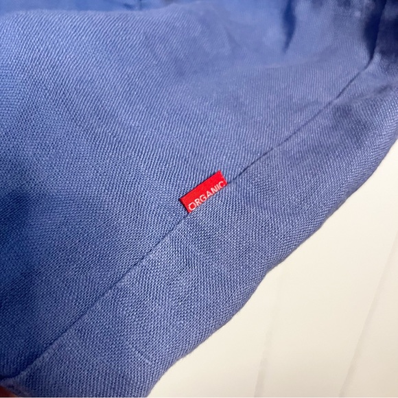 Pure Love by Jackpot 100% Organic Linen Periwinkle Dress. Size 38. - Picture 4 of 10